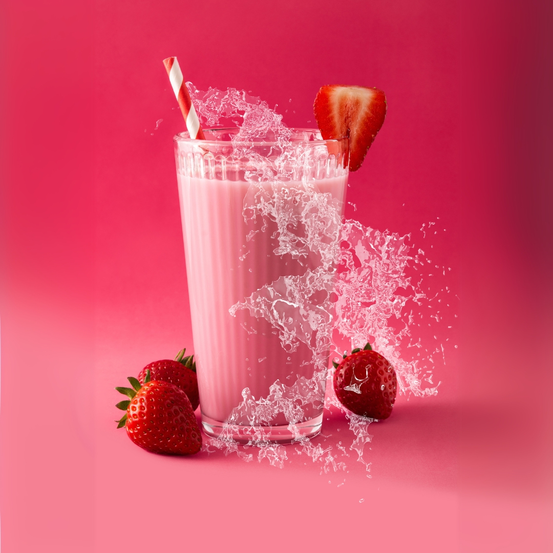 Çilekli Milkshake